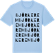 Blue Soul t-shirt med Björkerem ordlek t-shirt