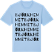 Blue Soul t-shirt med Björkhemmet ordlek t-shirt