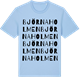 Blue Soul t-shirt med Björnaholmen ordlek t-shirt
