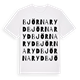 White t-shirt med Björnaryd ordlek t-shirt