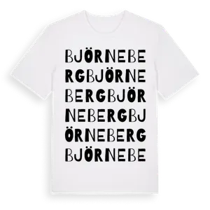 Björneberg ordlek t-shirt – ekologisk bomull t-shirt från Pinshirt