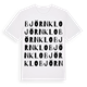 Björnklo ordlek t-shirt