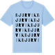 Blue Soul t-shirt med Bjurvik ordlek t-shirt