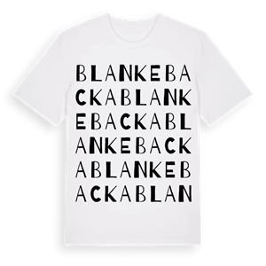 Blankebacka ordlek t-shirt – ekologisk bomull t-shirt från Pinshirt