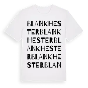 Blankhester ordlek t-shirt – ekologisk bomull t-shirt från Pinshirt