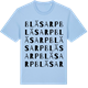 Blue Soul t-shirt med Bläsarp ordlek t-shirt