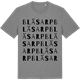 Mid Heather Gray t-shirt med Bläsarp ordlek t-shirt