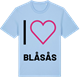 Blue Soul t-shirt med Jag älskar Blåsås t-shirt stort tryck