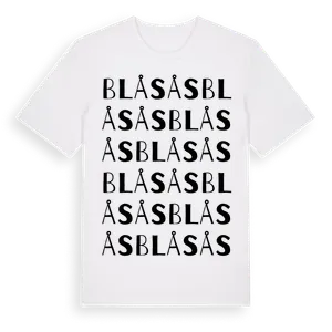 Blåsås ordlek t-shirt – ekologisk bomull t-shirt från Pinshirt