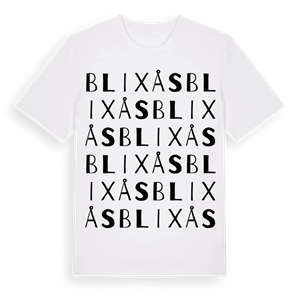 Blixås ordlek t-shirt – ekologisk bomull t-shirt från Pinshirt