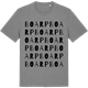 Mid Heather Gray t-shirt med Boarp ordlek t-shirt