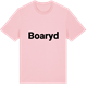 Pink Cotton t-shirt med Boaryd fetstil t-shirt