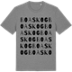 Mid Heather Gray t-shirt med Boaskog ordlek t-shirt