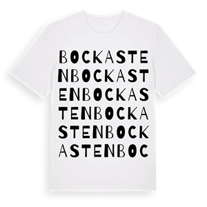 Bockasten ordlek t-shirt – ekologisk bomull t-shirt från Pinshirt