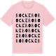 Pink Cotton t-shirt med Bockebo ordlek t-shirt