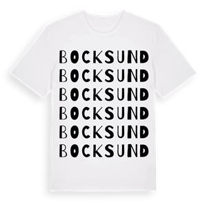 Bocksund ordlek t-shirt – ekologisk bomull t-shirt från Pinshirt