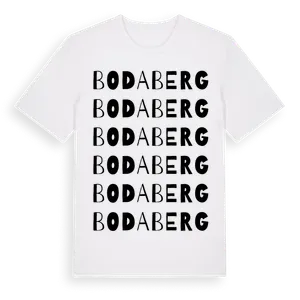 Bodaberg ordlek t-shirt – ekologisk bomull t-shirt från Pinshirt