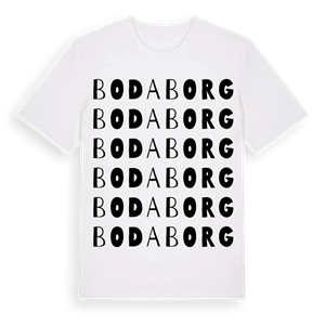 Bodaborg ordlek t-shirt – ekologisk bomull t-shirt från Pinshirt