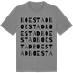 Mid Heather Gray t-shirt med Boestad ordlek t-shirt