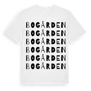 Bogården ordlek t-shirt – ekologisk bomull t-shirt från Pinshirt
