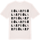 Vintage White t-shirt med Bökarp ordlek t-shirt