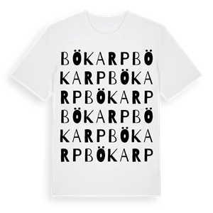 Bökarp ordlek t-shirt – ekologisk bomull t-shirt från Pinshirt