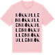 Pink Cotton t-shirt med Bökkullen ordlek t-shirt