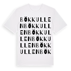 Bökkullen ordlek t-shirt – ekologisk bomull t-shirt från Pinshirt
