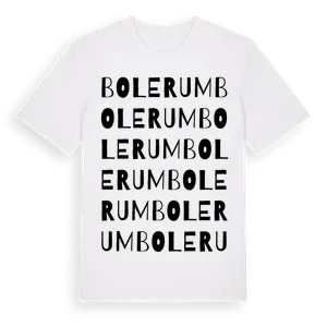 Bolerum ordlek t-shirt – ekologisk bomull t-shirt från Pinshirt
