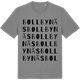 Mid Heather Gray t-shirt med Bollbynäs ordlek t-shirt