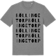 Mid Heather Gray t-shirt med Böllingetorp ordlek t-shirt