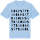 Blue Soul t-shirt med Bolmsätra ordlek t-shirt