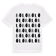 White t-shirt med Bölö ordlek t-shirt