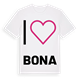 Jag älskar Bona t-shirt stort tryck