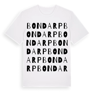 Bondarp ordlek t-shirt – ekologisk bomull t-shirt från Pinshirt