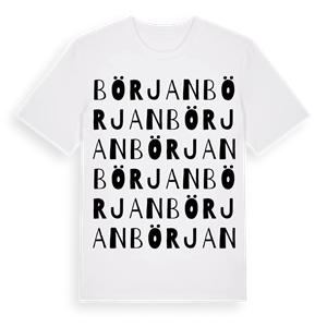 Början ordlek t-shirt – ekologisk bomull t-shirt från Pinshirt