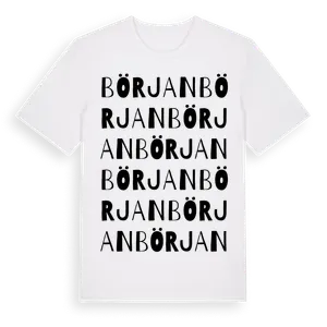 Början ordlek t-shirt – ekologisk bomull t-shirt från Pinshirt