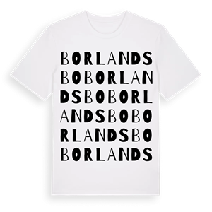 Borlandsbo ordlek t-shirt – ekologisk bomull t-shirt från Pinshirt