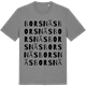Mid Heather Gray t-shirt med Borsnäs ordlek t-shirt