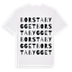 Borstabygget ordlek t-shirt