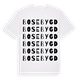Bosebygd ordlek t-shirt