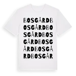 Bosgård ordlek t-shirt – ekologisk bomull t-shirt från Pinshirt