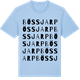 Blue Soul t-shirt med Bössjarp ordlek t-shirt