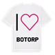 Jag älskar Botorp t-shirt stort tryck
