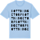 Blue Soul t-shirt med Bottningetorp ordlek t-shirt