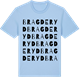 Blue Soul t-shirt med Bragderyd ordlek t-shirt