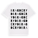 Bragderyd ordlek t-shirt