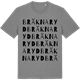 Mid Heather Gray t-shirt med Bräknaryd ordlek t-shirt