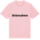 Pink Cotton t-shirt med Brämsahem fetstil t-shirt