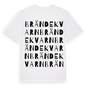 Brändekvarn ordlek t-shirt – ekologisk bomull t-shirt från Pinshirt